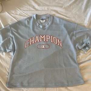 Baby blue Champion jersey